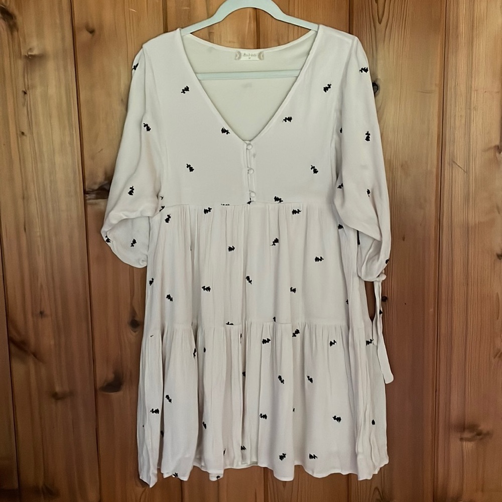 Altar’d State Cream Baby Doll Dress